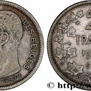 Promotion BELGIQUE 2 Francs Léopold II légende française 1904 fwo_760570 Monde