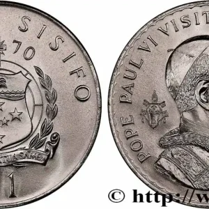 SAMOA Ouest 1 Tala visite du pape Paul VI 1970 fwo_760593 Monde Dernière Chance