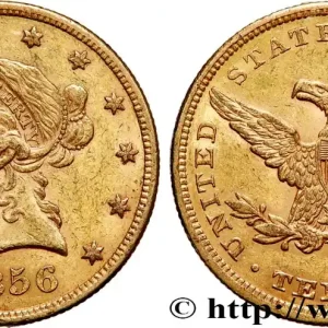 OR, PALLADIUM ET PLATINE INVESTISSEMENT 10 Dollars "Liberty" 1856 Philadelphie fwo_763816 Monde Nouvelle Collection