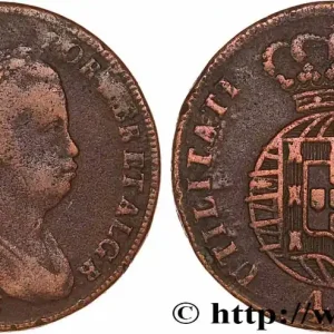PORTUGAL 1 Pataco ou 40 reis Jean VI 1823 Lisbonne fwo_764201 Monde Achat Immédiat