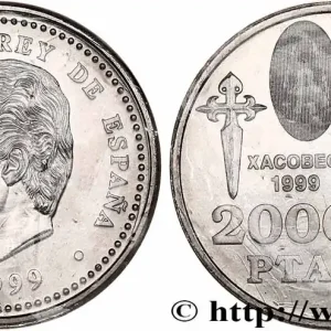 Solde ESPAGNE 2000 Pesetas Saint Jacques de Compostelle 1999 fwo_764214 Monde