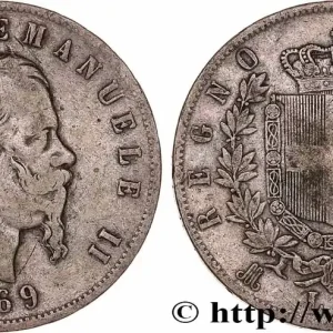 Must-Have ITALIE 5 Lire Victor Emmanuel II 1869 Milan fwo_764225 Monde