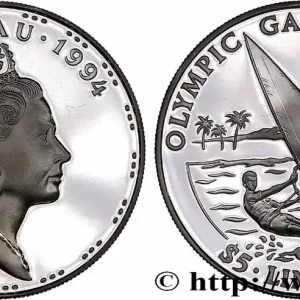 TOKELAU 5 Tala Proof Jeux Olympiques Atlanta 1996 1994 fwo_764345 Monde Marque