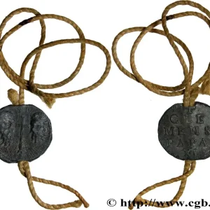 Seulement Aujourd’hui ETATS DU PAPE - CLEMENT XI. Gianfrancesco Albani Bulle n.d. Rome fwo_652677 Monde