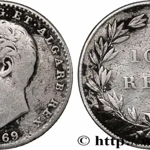 PORTUGAL - ROYAUME DU PORTUGAL - LOUIS Ier 100 Reis 1869 Lisbonne fwo_734297 Monde Promotion