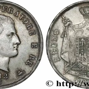 Bon Marché ITALIE - ROYAUME D'ITALIE - NAPOLÉON Ier 5 Lire 1812 Milan fwo_735706 Monde