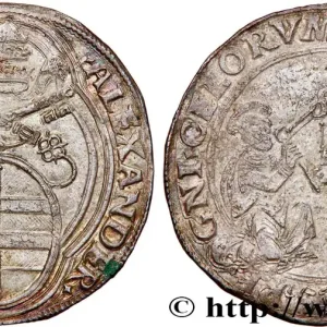 Tendance ITALIE - ÉTATS DU PAPE - ALEXANDRE VI (Rodrigue Borgia) Doppio Grosso N.D. fwo_760020 Monde