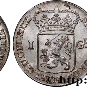 PROVINCES-UNIES - GUELDRE 1 Gulden 1763 fwo_760395 Monde Soldes