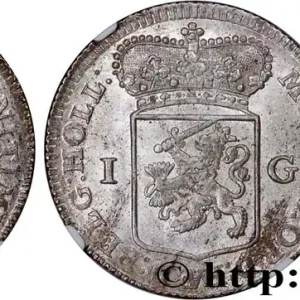 PAYS-BAS - PROVINCES-UNIES - HOLLANDE 1 Gulden 1762 fwo_760399 Monde Fait Main