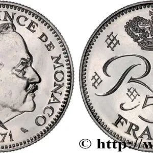 Premium MONACO - PRINCIPAUTÉ DE MONACO - RAINIER III Essai de 5 Francs 1971 Paris fwo_765564 Monde