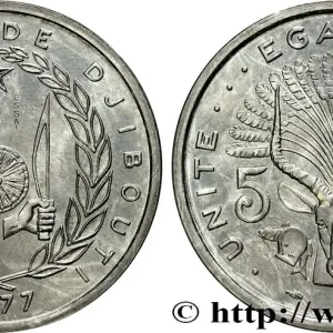 Gros Lot DJIBOUTI Essai de 5 Francs 1977 Paris fwo_765665 Monde