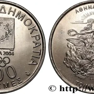 En Vogue GRÈCE 500 Drachmes Jeux Olympiques de 2004 médaille olympique 2000fwo_518134 Monde