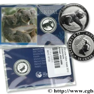 Gros Lot AUSTRALIE 10 Cents Koala Proof 2012 fwo_707229 Monde