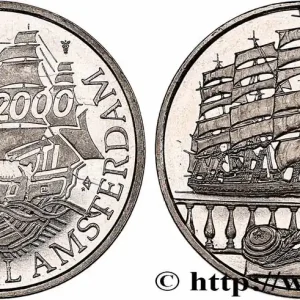 Jusqu’à Épuisement Des Stocks PAYS-BAS 5 Florins (Gulden) Proof Sail Amsterdam 2000 1995 Utrecht fwo_733493 Monde