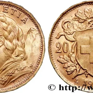 Promotion OR, PALLADIUM ET PLATINE INVESTISSEMENT 20 Francs "Vreneli" 1935 Berne fwo_735647 Monde