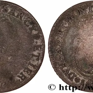 SAVOIE - DUCHÉ DE SAVOIE - CHARLES-EMMANUEL III 7 sols de demi (soldi 7.6) 1757 Turin fwo_759348 Monde Livraison Mondiale