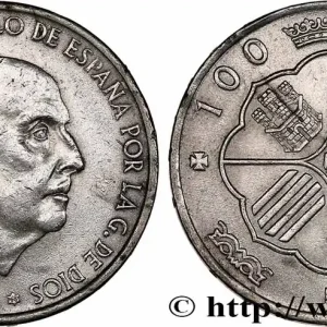 Acheter Direct ESPAGNE 100 Pesetas Francisco Franco (1968 dans les étoiles) 1966 fwo_760684 Monde