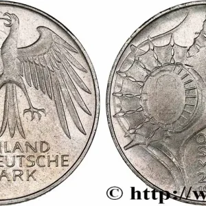 Achat Immédiat ALLEMAGNE 10 Mark XXe J.O. Munich - Stade Olympique 1972 Stuttgart fwo_760805 Monde