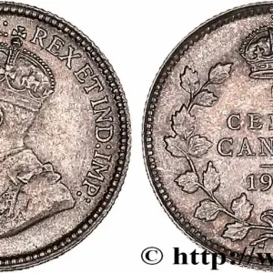 CANADA 5 Cents Georges V 1920 fwo_761194 Monde Nouveauté