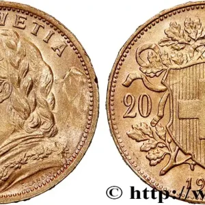 Achat Immédiat OR, PALLADIUM ET PLATINE INVESTISSEMENT 20 Francs or "Vreneli" 1927 Berne fwo_763756 Monde