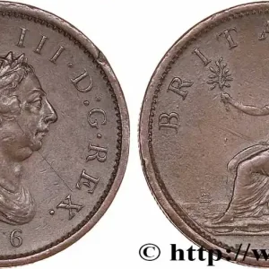 Exclusif ROYAUME-UNI 1 Penny Georges III tête laurée 1806 Soho fwo_764372 Monde