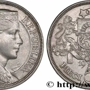 Remise LETTONIE 5 Lati 1929 fwo_764373 Monde