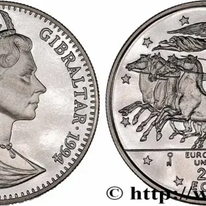 GIBRALTAR 2,8 Ecus Proof Union Européenne 1994 fwo_764449 Monde Tendance