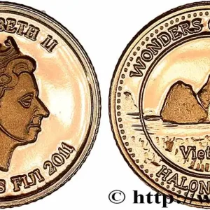 FIDJI 10 Dollar Proof Baie d’Halong 2011 fwo_764467 Monde Livraison Mondiale