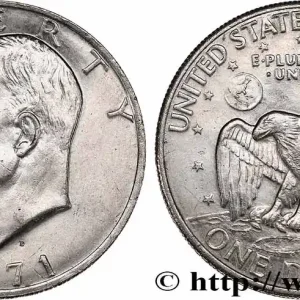 Quantité Limitée ÉTATS-UNIS D'AMÉRIQUE 1 Dollar Eisenhower 1971 Denver fwo_764517 Monde