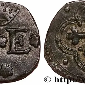 Haute Qualité SAVOIE - DUCHÉ DE SAVOIE - CHARLES-EMMANUEL Ier Quart de sol (quarto di soldo) n.d. Chambéry fwo_749033 Monde