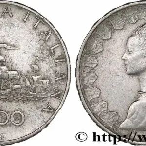 ITALIE 500 Lire “caravelles” / dame du style de la renaissance 1964 Rome fwo_764296 Monde Bon Plan