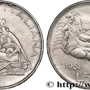 ITALIE 500 Lire Centenaire de l’Unité Italienne 1961 Rome fwo_764299 Monde Authentique