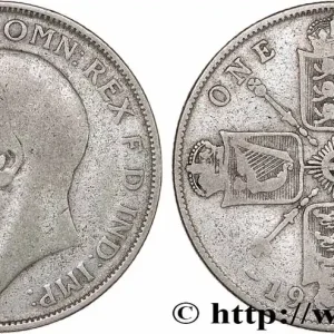 ROYAUME-UNI 1 Florin Georges V 1923 fwo_764334 Monde Premium