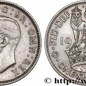 Achat Immédiat ROYAUME-UNI 1 Shilling Georges VI “England reverse” 1938 fwo_764343 Monde