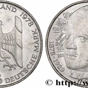 Gros Lot ALLEMAGNE 5 Mark / Gustav Stresemann 1978 Munich fwo_764478 Monde