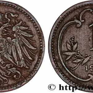 AUTRICHE 1 Heller François-Joseph Ier 1912 Vienne fwo_764622 Monde Promotion Saisonnière