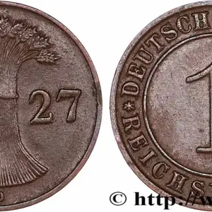 Bon Plan ALLEMAGNE 1 Reichspfennig 1927 Munich - D fwo_764752 Monde