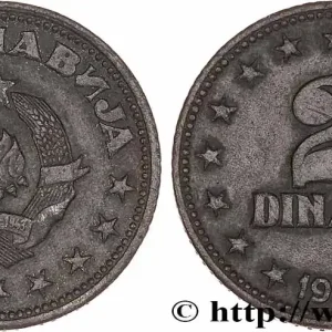 Artisanat YOUGOSLAVIE 2 Dinara 1945 fwo_764761 Monde