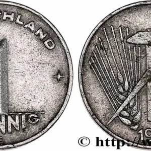 Produit De Marque ALLEMAGNE RÉPUBLIQUE DÉMOCRATIQUE 1 Pfennig type Deutschland 1952 Muldenhütten - E fwo_764763 Monde