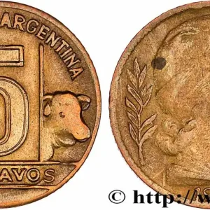 Prix Cassé ARGENTINE 5 Centavos “Liberté” 1948 fwo_764803 Monde