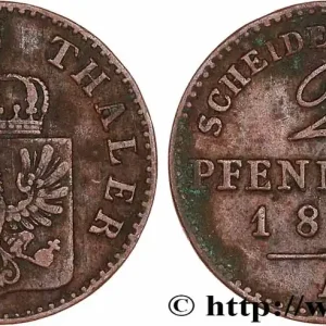 Offre Du Jour ALLEMAGNE - PRUSSE 2 Pfenninge Royaume de Prusse écu à l’aigle 1852 Berlin fwo_764841 Monde