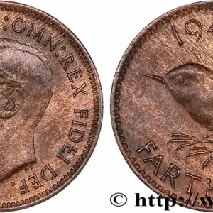 Exclusif ROYAUME-UNI 1 Farthing Georges VI 1949 fwo_764843 Monde