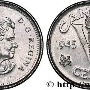 CANADA 5 Cents 60e anniversaire fin de la Seconde Guerre Mondiale 2005 fwo_764856 Monde Solde