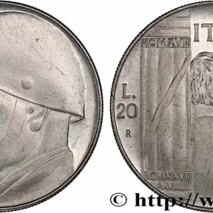 ITALIE 20 Lire Mussolini (monnaie apocryphe) 1928 Rome fwo_764888 Monde Retour Gratuit