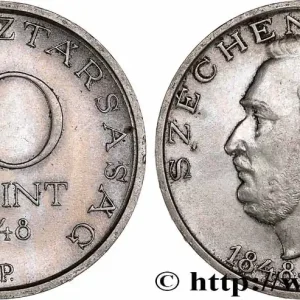 HONGRIE 10 Forint 100e anniversaire de la révolution de 1848, le comte István Széchenyi 1948 Budapest fwo_764889 Monde Commander Maintenant