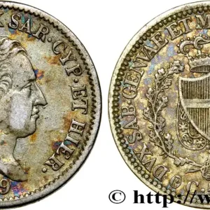 Original ITALIE - ROYAUME DE SARDAIGNE - CHARLES-FÉLIX 50 Centesimi 1829 Turin fwo_424944 Monde
