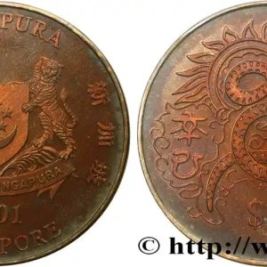 SINGAPOUR 10 Dollars année du serpent 2001 fwo_440903 Monde Meilleure Qualité