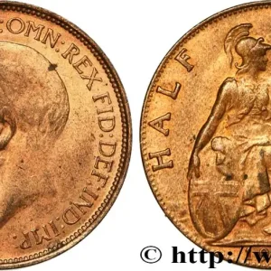 Usine Directe ROYAUME-UNI 1/2 Penny Georges V 1923 fwo_475133 Monde