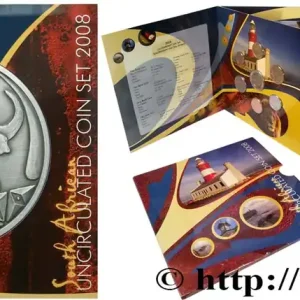 Remise AFRIQUE DU SUD Série FDC 7 monnaies 2008 fwo_671285 Monde