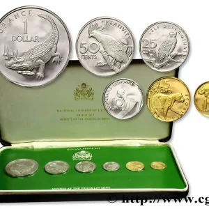 Prix Promo GUYANA Série de 6 monnaies animaux 1976 Franklin Mint fwo_671542 Monde